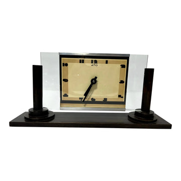 1930s Art Deco Rare Ato Electric Table Clock