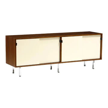 Mid-Century Modern Florence Knoll Walnut Credenza — 1960s