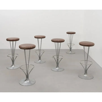 Vinatage Piet Hein Fl 9511 Bar Stools — Set of Six, Fritz Hansen, 1979