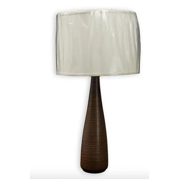 Vintage Arabia Handicraft Ceramic Table Lamp — Attributed to Kyllikki Salmenhaara, Finland, C. 1960