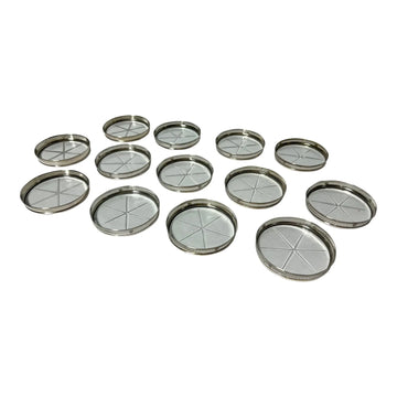 Vintage Art Deco Webster Co. Sterling Silver & Crystal Coaster 1900-1940 - Set of 13