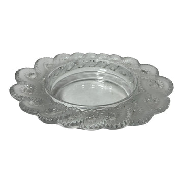 Vintage French Art Deco Lalique Crystal "Auriac" Bowl, Circa 1944